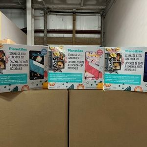 “BUNDLE LISTING” 3 NIB PlanetBox Stainless Lunch Kit - choose any 3 styles NWT
